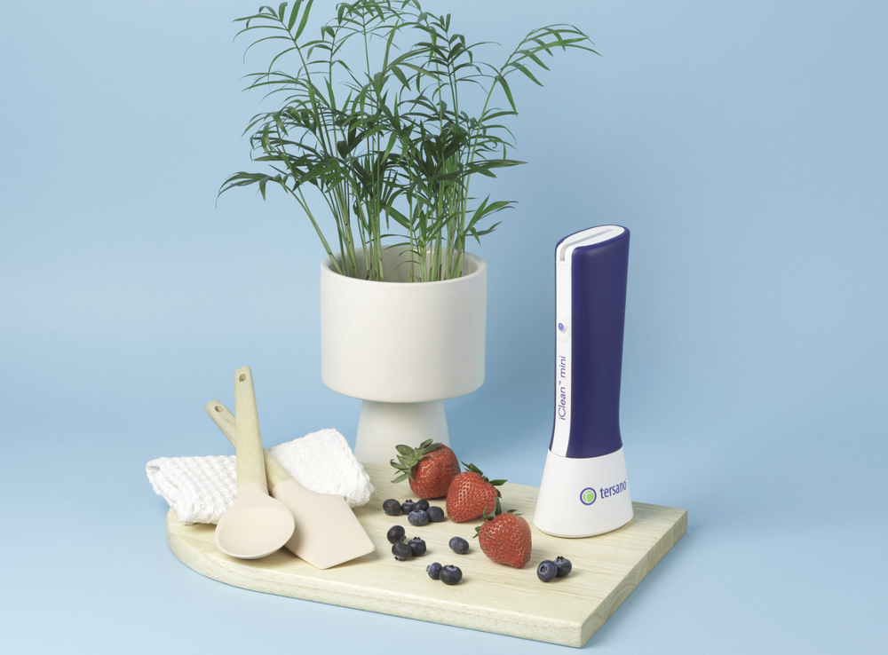 iClean mini limpiando frutas y verduras frescas